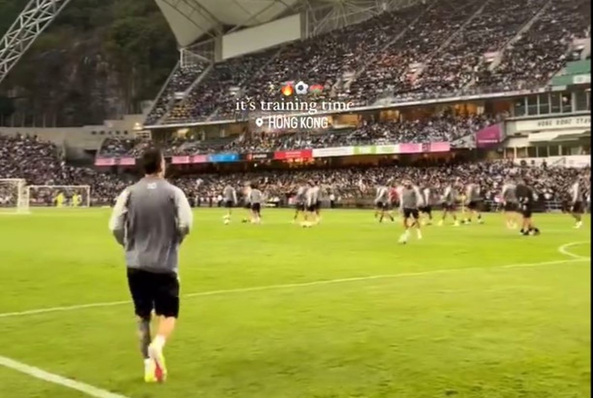 Isterie în Asia! Fanii au umplut stadionul pentru a vedea cum se antrenează Lionel Messi