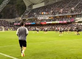 Isterie în Asia! Fanii au umplut stadionul pentru a vedea cum se antrenează Lionel Messi