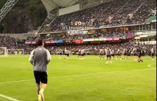 Isterie în Asia! Fanii au umplut stadionul pentru a vedea cum se antrenează Lionel Messi