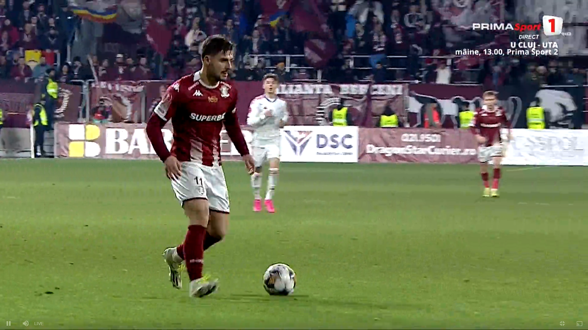 Golul lui Burmaz în Rapid - Oțelul