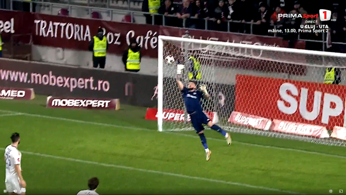 Golul lui Burmaz în Rapid - Oțelul