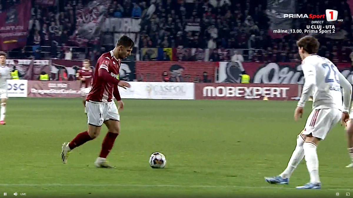 Golul lui Burmaz în Rapid - Oțelul