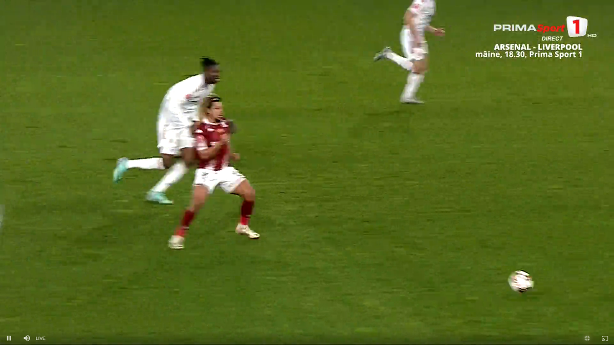 Golul lui Burmaz în Rapid - Oțelul