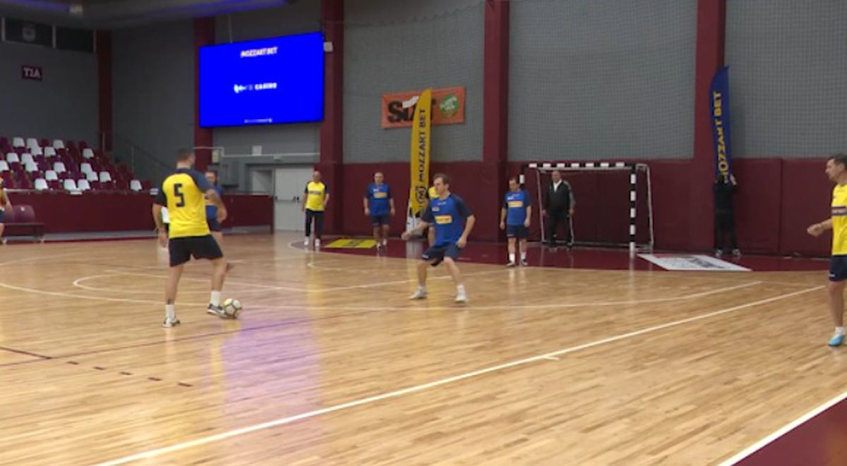 Prunea a schimbat postul într-un meci de Old Boys » Mihali l-a „taxat” amical: „El nu prea a avut treabă cu poarta nici când era jucător”