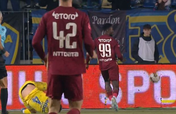 Specialiștii se contrazic la faza care a decis Petrolul - CFR Cluj: „99% asta e decizia corectă!” vs „E fault!”