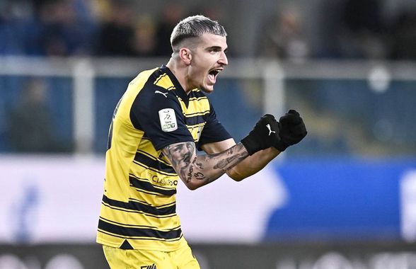 Valentin Mihăilă, gol în victoria dramatică obținută de Parma » Cum a înscris