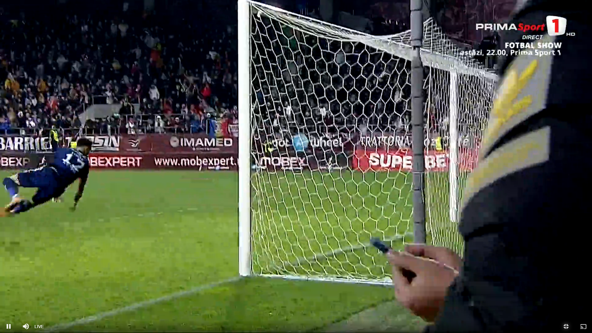 Golul lui Burmaz în Rapid - Oțelul