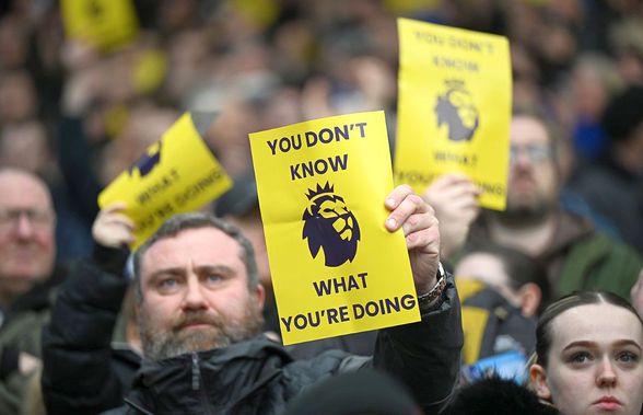 Protest la Everton - Tottenham! Au intrat peste Crouch și au acoperit imnul Premier League: „Nu știți ce faceți!”