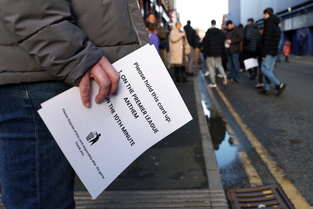 Protest la Everton - Tottenham