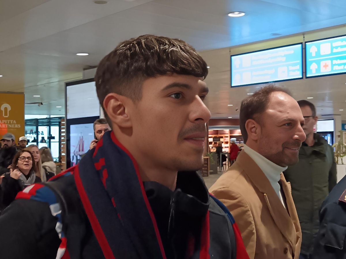 Primele imagini cu Florinel Coman după aterizarea la Cagliari