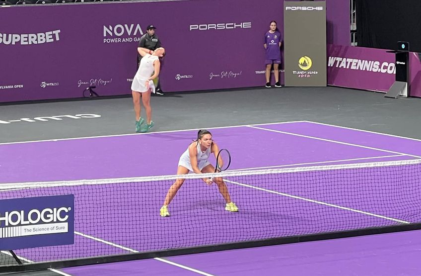 Simona Halep și Ana Bogdan, la Transylvania Open // FOTO: David Istrate (GSP)