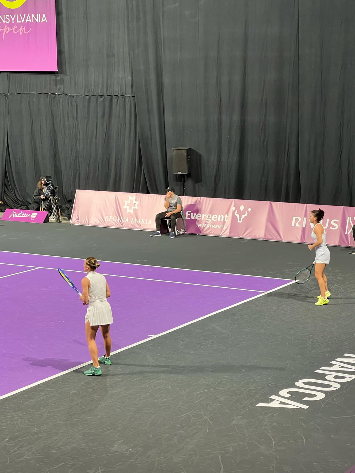 Simona Halep și Ana Bogdan, înfrângere în două seturi în optimile Transylvania Open » Româncele, dominate în setul secund de favoritele numărul 4