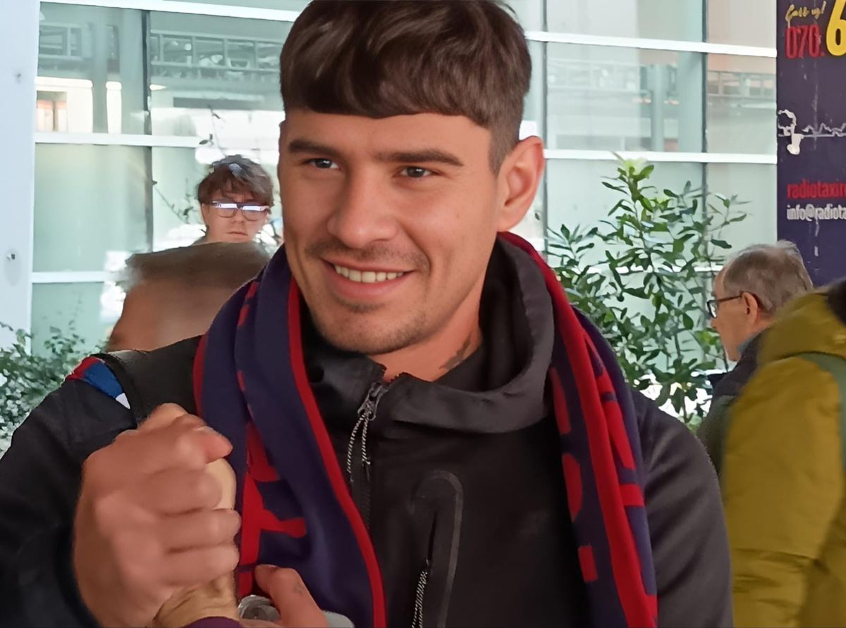 Primele imagini cu Florinel Coman după aterizarea la Cagliari