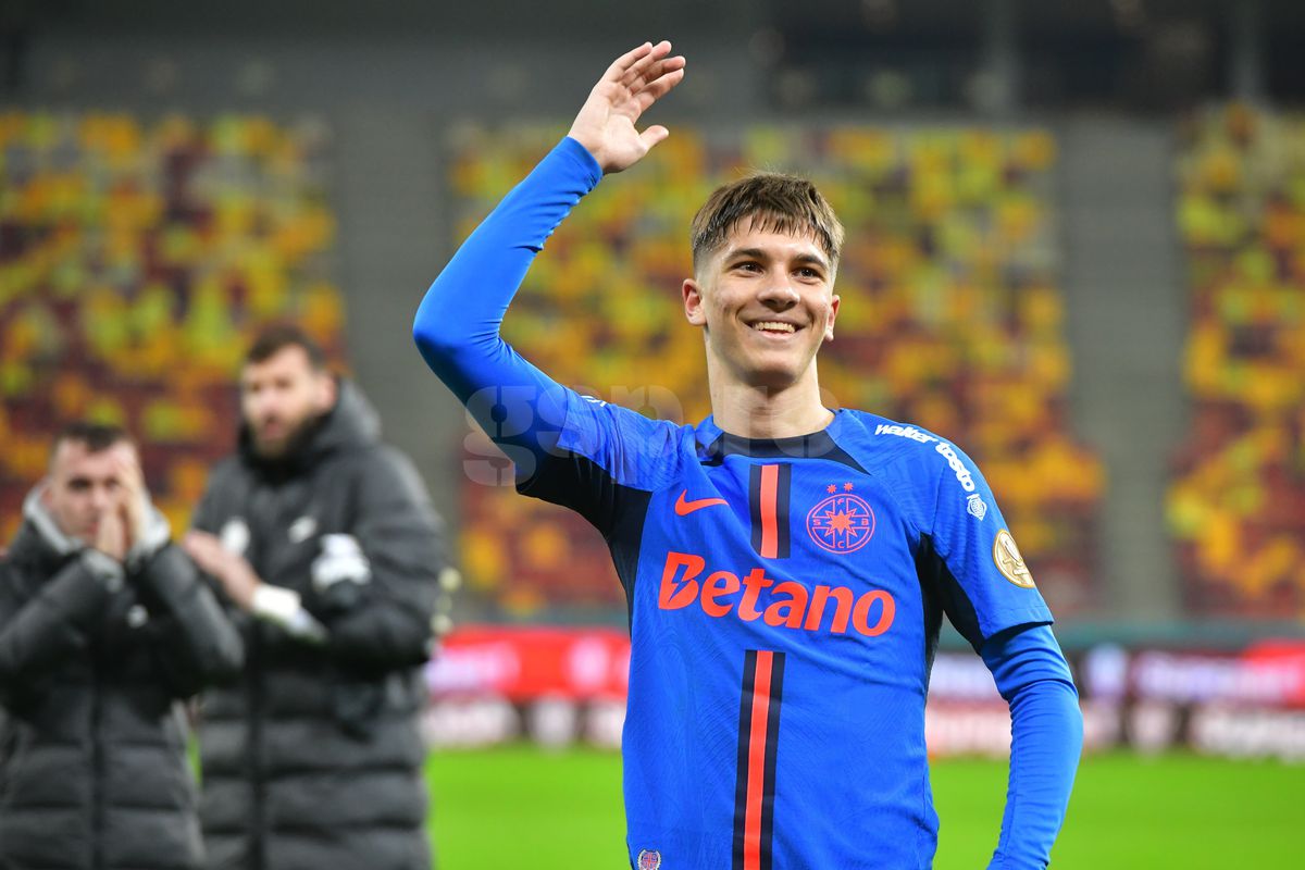 Louis Munteanu, întrebat direct despre transfer, după ce a fost urmărit de scouterii Parmei la FCSB - CFR: „Pregătit sunt mereu”