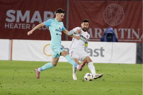 David Barbu (19 ani), atacantul împrumutat la UTA Arad, are șanse să revină în Bănie // FOTO: sportpictures.eu