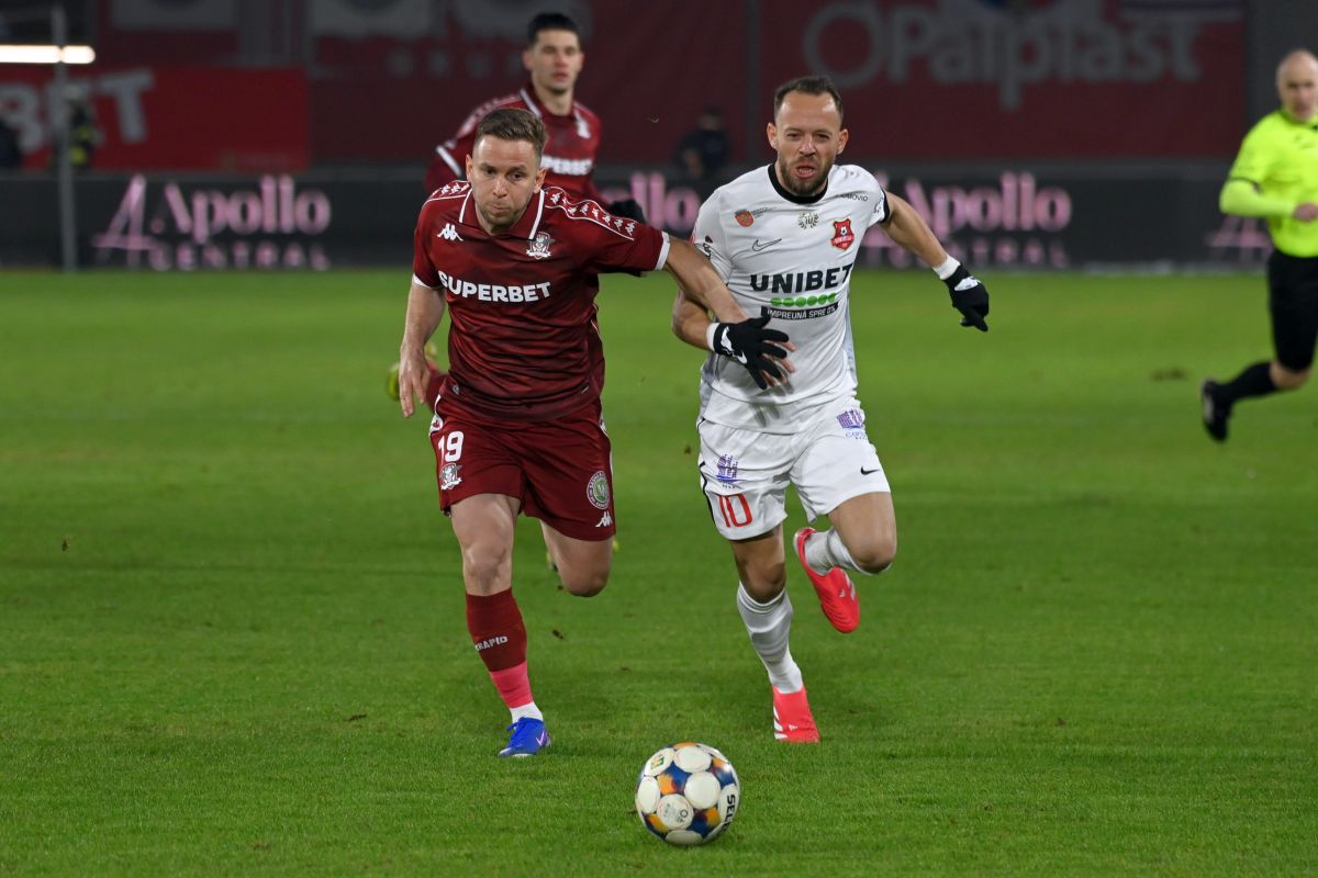 Hermannstadt - Rapid 0-3 » Giuleștenii se distrează la Sibiu și urcă pe primul loc! Gol de colecție pentru Grameni, punctează și Jambor!