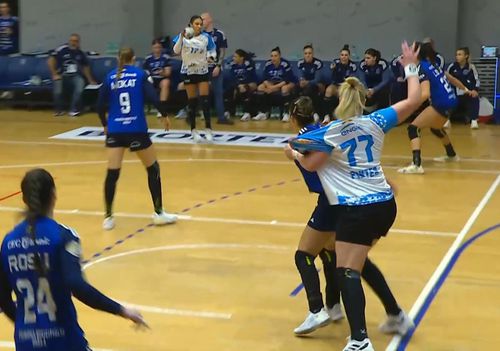 Dunărea Brăila - CSM București / FOTO: Captură @Voyo