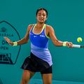 Alexandra Eala în acțiune în turneul de la Abu Dhabi Foto: Imago Images