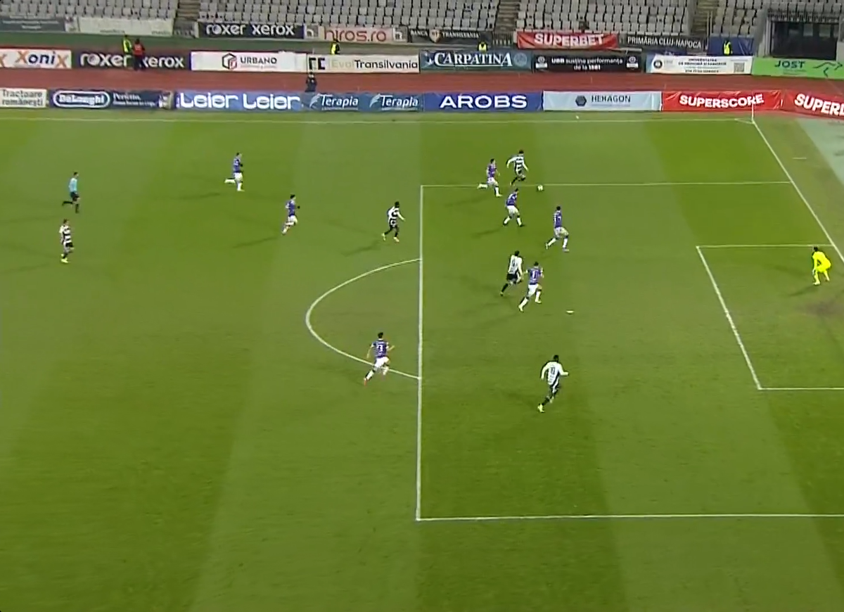 Ratare Macalou U Cluj - FC Argeș