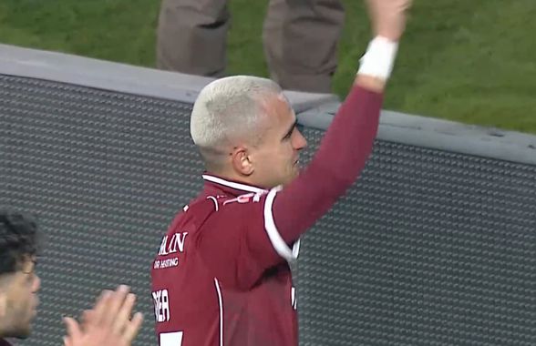 Imagini emoționante după Hermannstadt - Rapid » Cristian Manea, în lacrimi, consolat de coechipieri