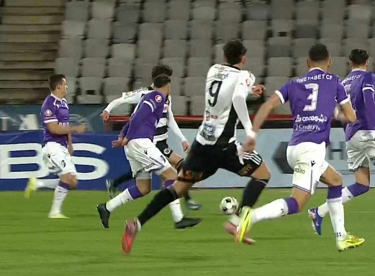 Ratare monumentală în U Cluj - FC Argeș: incredibil unde a trimis din doi metri