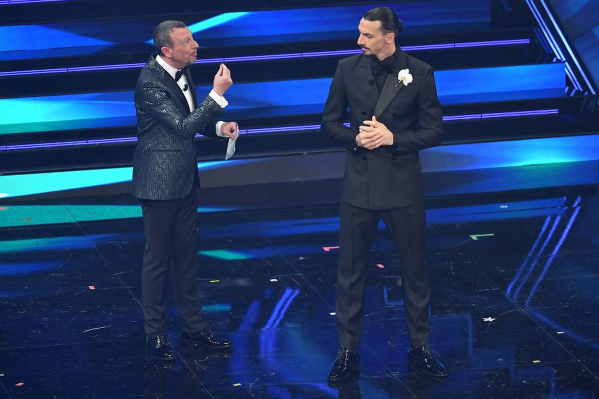 Zlatan Ibrahimovic a făcut spectacol la Sanremo!