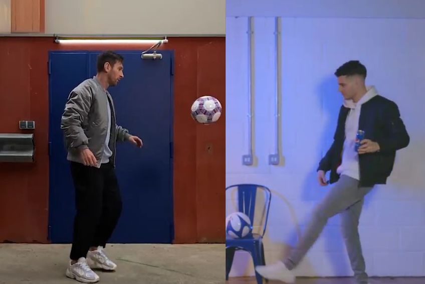 Ianis Hagi și Leo Messi, în reclama celor de la Pepsi