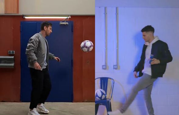 VIDEO Ce moment pentru Ianis Hagi! Românul apare într-o reclamă alături de Leo Messi