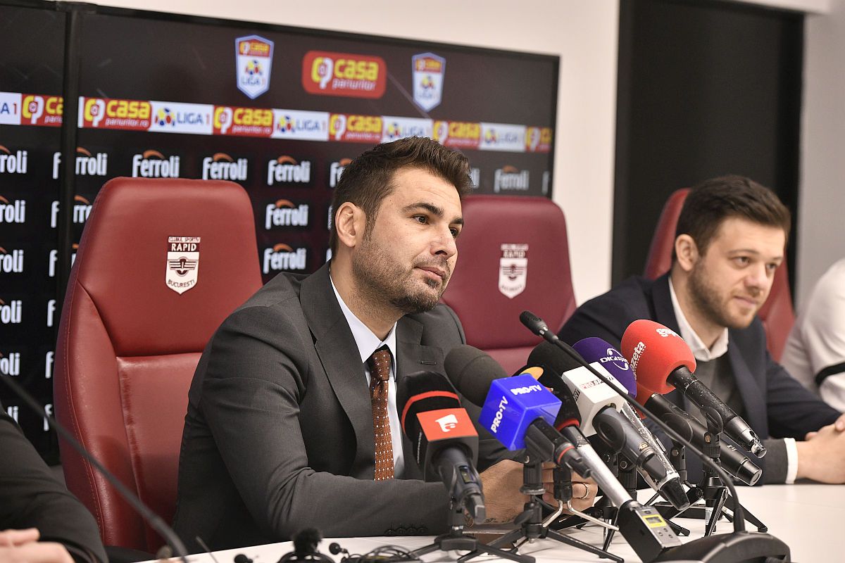 Moment amuzant la finalul conferinței lui Adrian Mutu: „Jos, jos, jos! CULCAT!” 