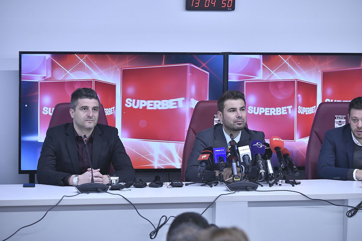 Adrian Mutu s-a enervat la prima conferință la Rapid: „Nu sunt pupincurist! Aveți niște întrebări... Dacă o vezi pe Sharon Stone ce faci?”