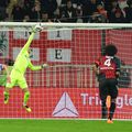 Ionuț Radu a apărat penalty-ul luui Laborde în Nice - Auxerre 1-1/ foto Imago Images