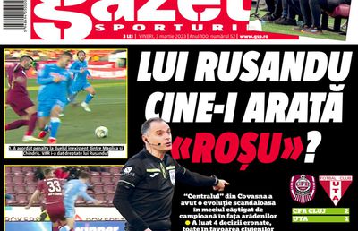 Ce fiasco de arbitraj! GSP cere cartonaș roșu pentru arbitrul Rusandu, gafeurul cu care și-a pierdut răbdarea chiar și Vassaras
