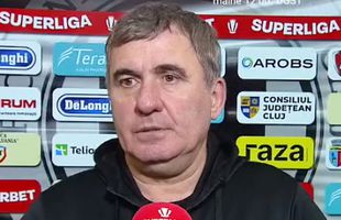 „Lenți, previzibili” » Gică Hagi a tras concluziile după ce Farul s-a împotmolit pe Cluj Arena