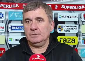„Lenți, previzibili” » Gică Hagi a tras concluziile după ce Farul s-a împotmolit pe Cluj Arena