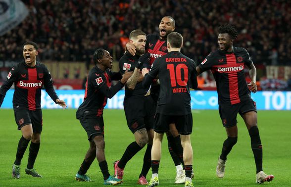 Cine o poate opri? Bayer Leverkusen s-a distanțat la 10 puncte de Bayern în Bundesliga