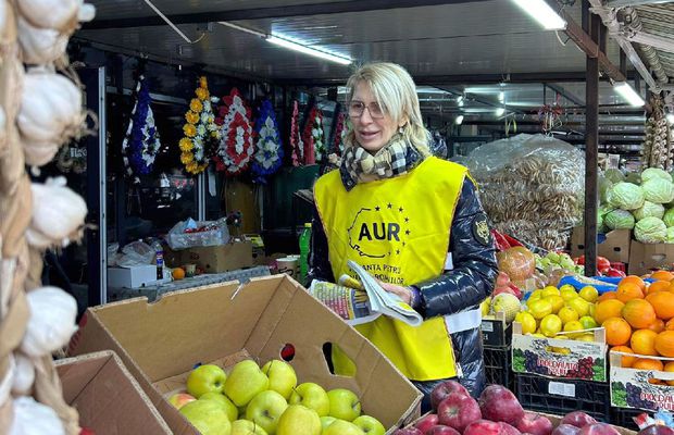 Fosta campioană europeană a României, pe lista AUR la europarlamentare » Campanie cu lacrimi lângă tribuna-fantomă de 5 milioane € din București