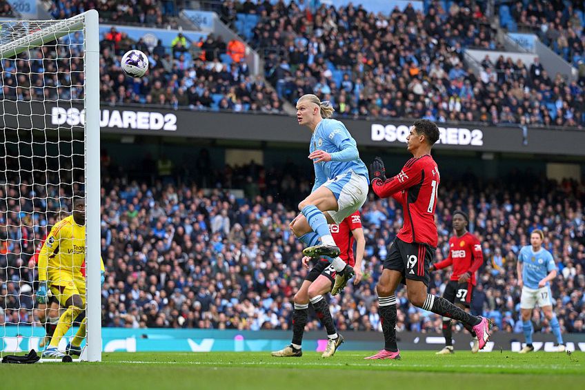 Ratarea lui Erling Haaland în Manchester City - Manchester United // foto: Guliver/gettyimages