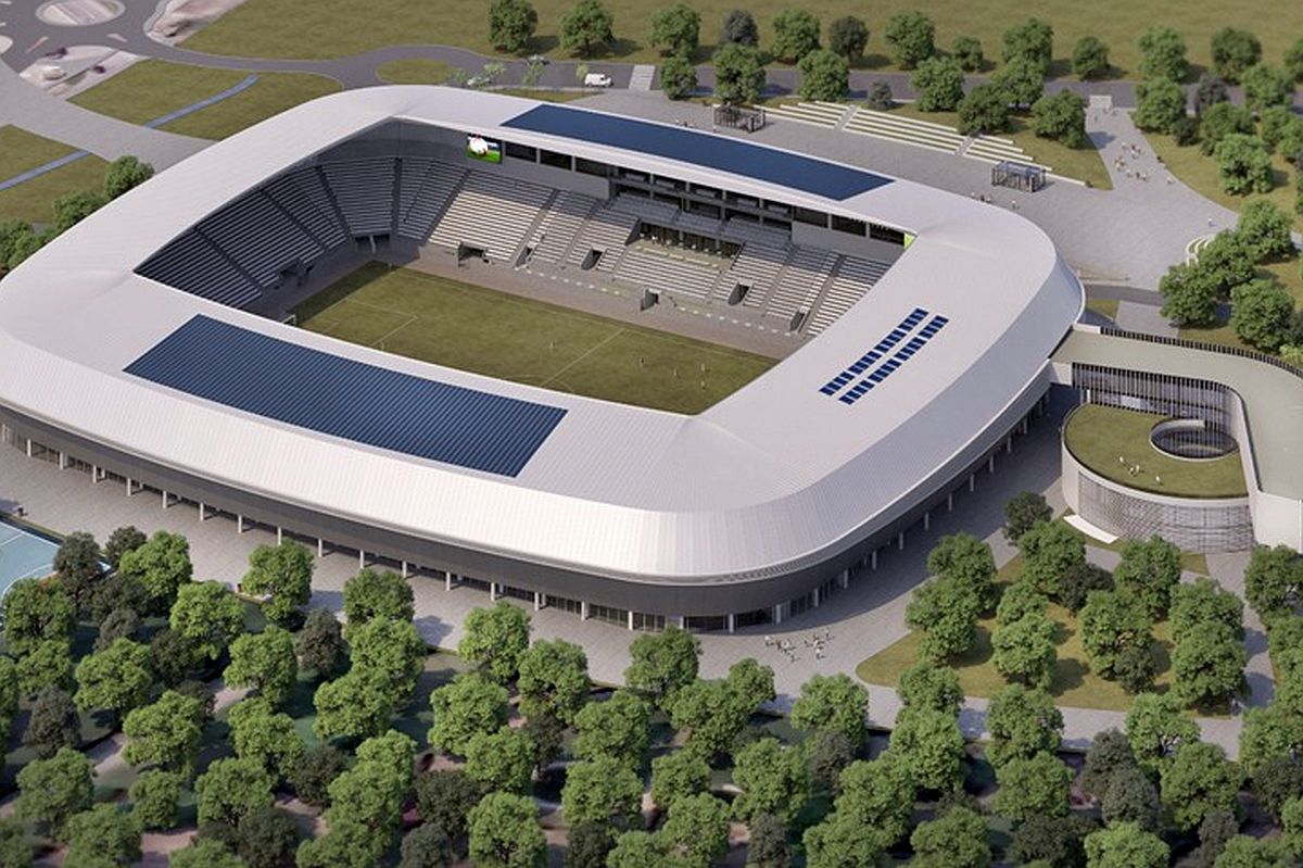 Se pregătește construirea unui stadion de 100 de milioane de euro! Orașul nu are echipă în primele două ligi