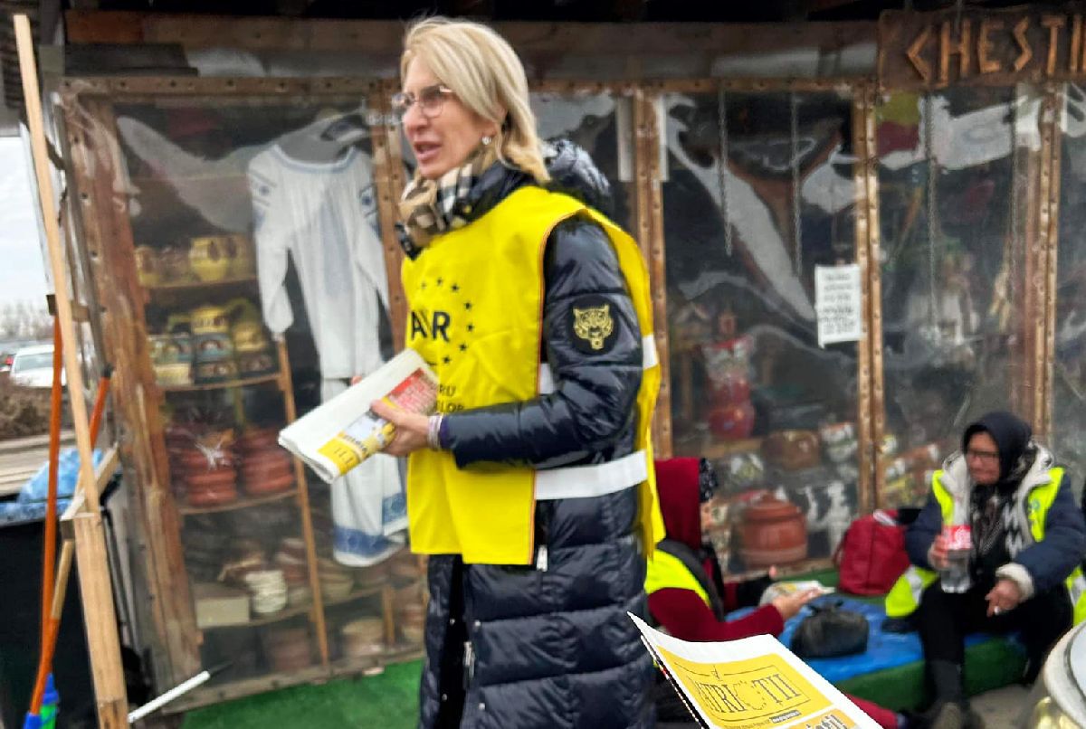 Fosta campioană europeană a României, pe lista AUR la europarlamentare » Campanie cu lacrimi lângă tribuna-fantomă de 5 milioane € din București