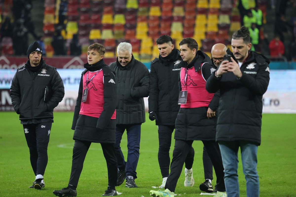 Imagini de la finalul meciului dintre Rapid și FCSB, 0-0 / Foto: Ionuț Iordache GSP