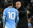 Jack Grealish, într-o discuție mai aprinsă cu managerul Pep Guardiola