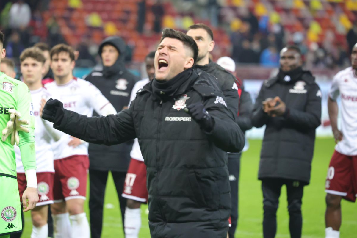 Imagini de la finalul meciului dintre Rapid și FCSB, 0-0 / Foto: Ionuț Iordache GSP