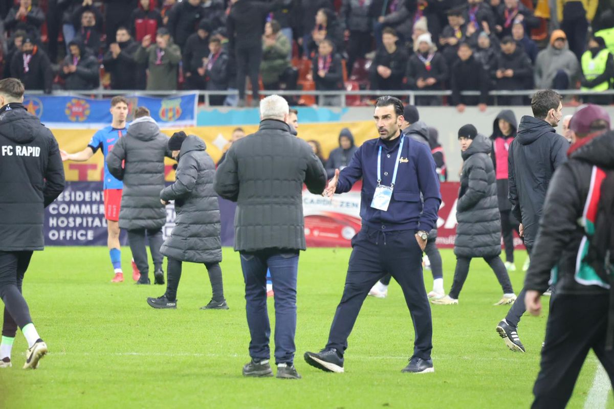 Șefului Rapidului nu i-au căzut bine gesturile lui Șumudică: „Mi-aș dori să-și canalizeze energia doar pe fotbal” + Cadoul pentru antrenor: „Ceva special”
