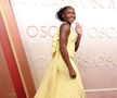 Coco Gauff pe covorul roșu la ceremonia de decernare a Premiilor Oscar