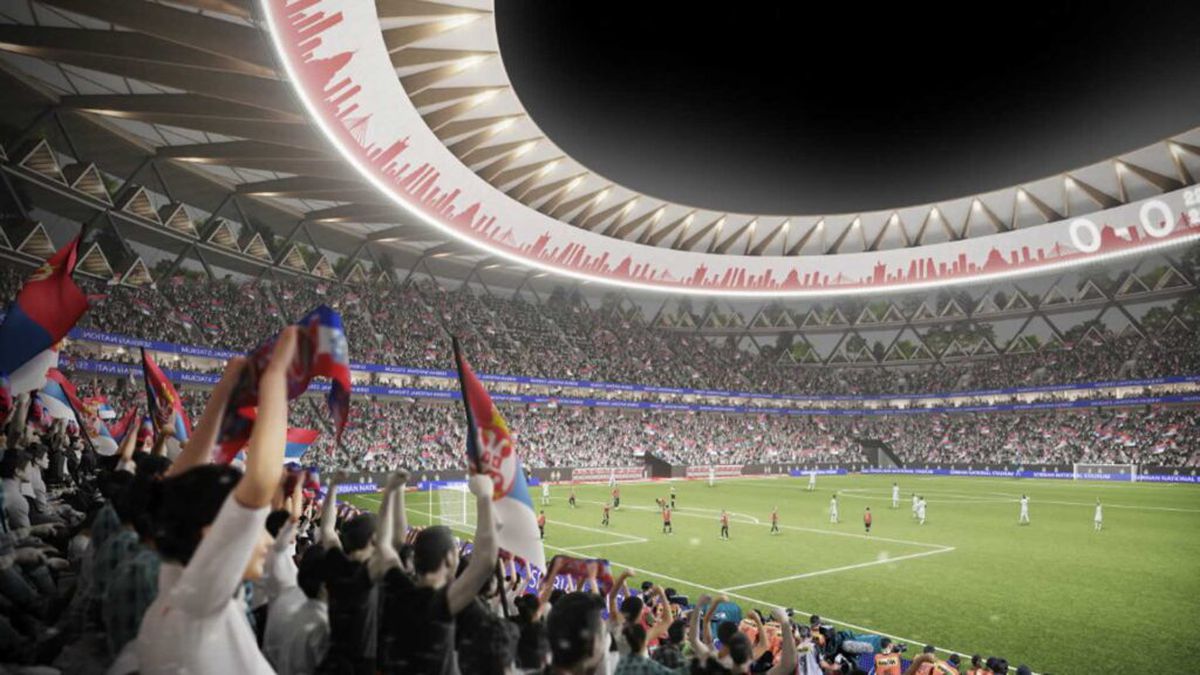 Primul „stadion-grădină” din lume se construiește la granița României: imagini impresionante