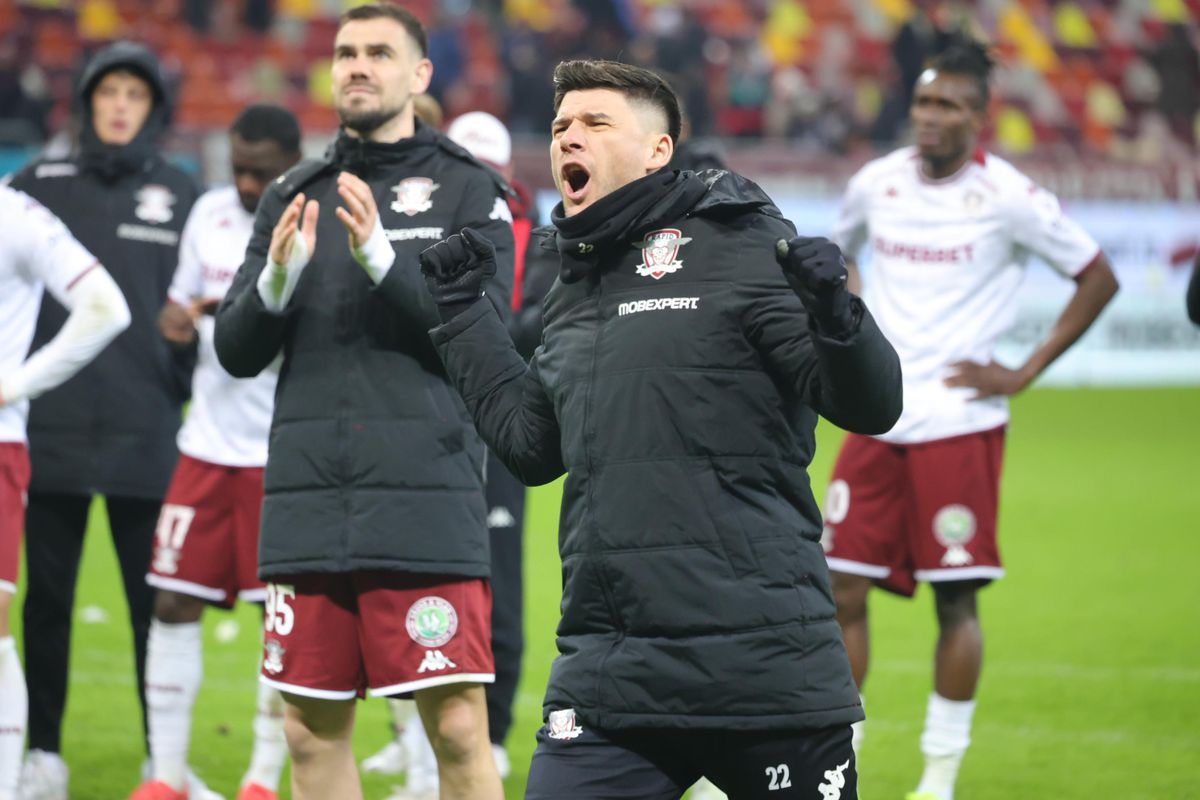 Imagini de la finalul meciului dintre Rapid și FCSB, 0-0 / Foto: Ionuț Iordache GSP