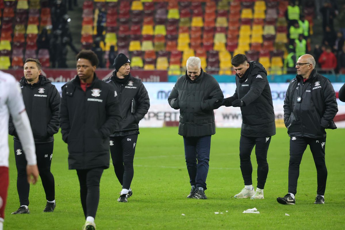 Imagini de la finalul meciului dintre Rapid și FCSB, 0-0 / Foto: Ionuț Iordache GSP
