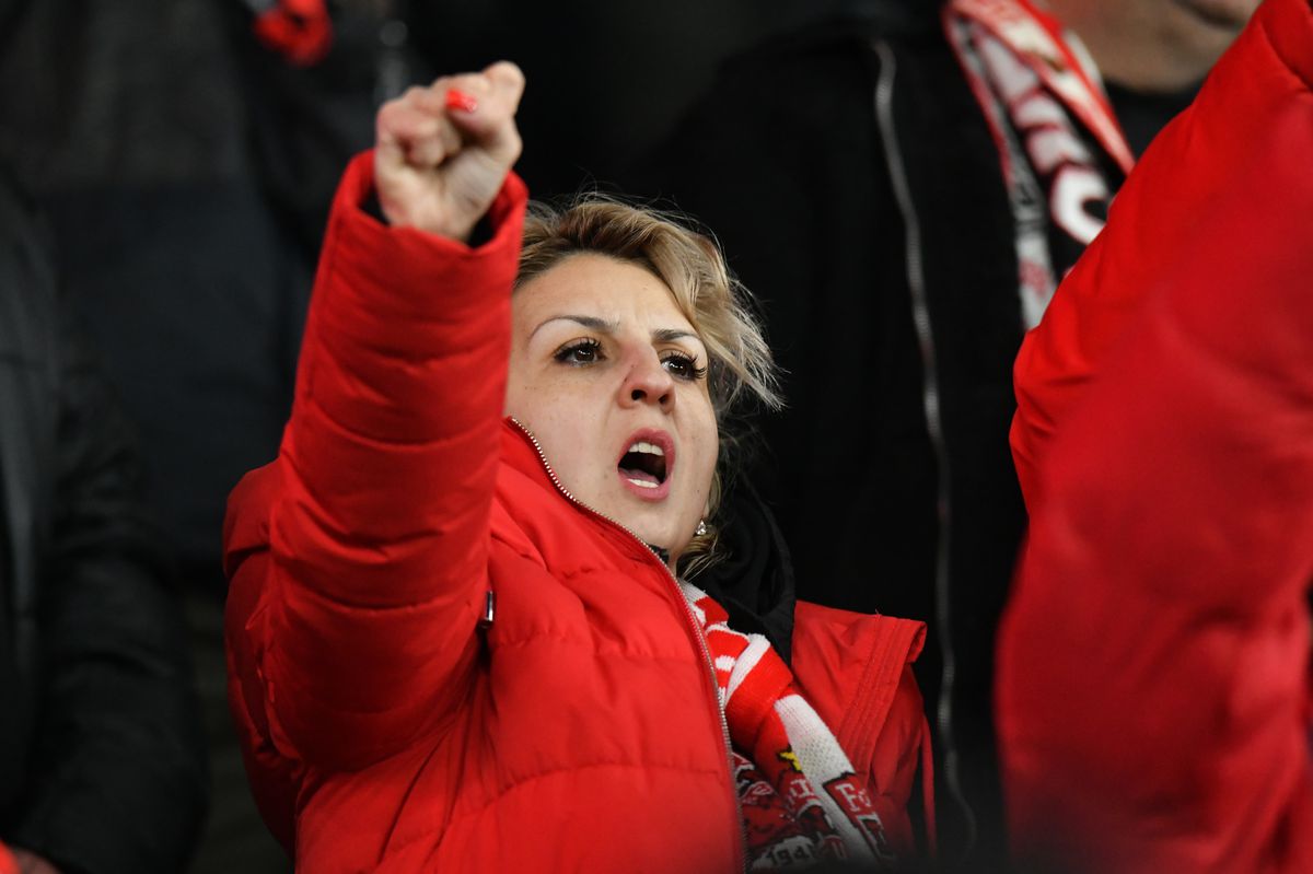 Dinamo - Hermannstadt, imagini din timpul partidei