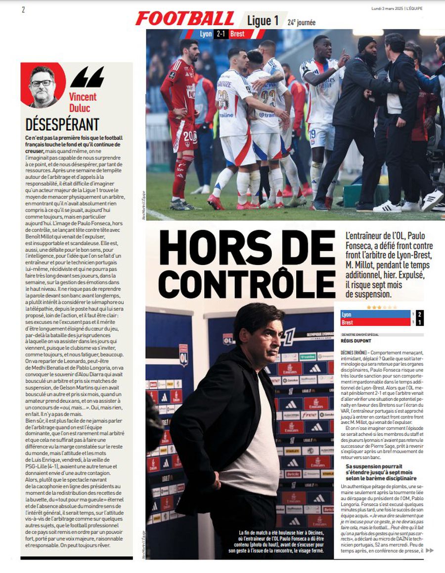 L'Equipe i-a dat nota ZERO și l-a făcut praf » Antrenorul adversarei lui FCSB își află miercuri maxisuspendarea!