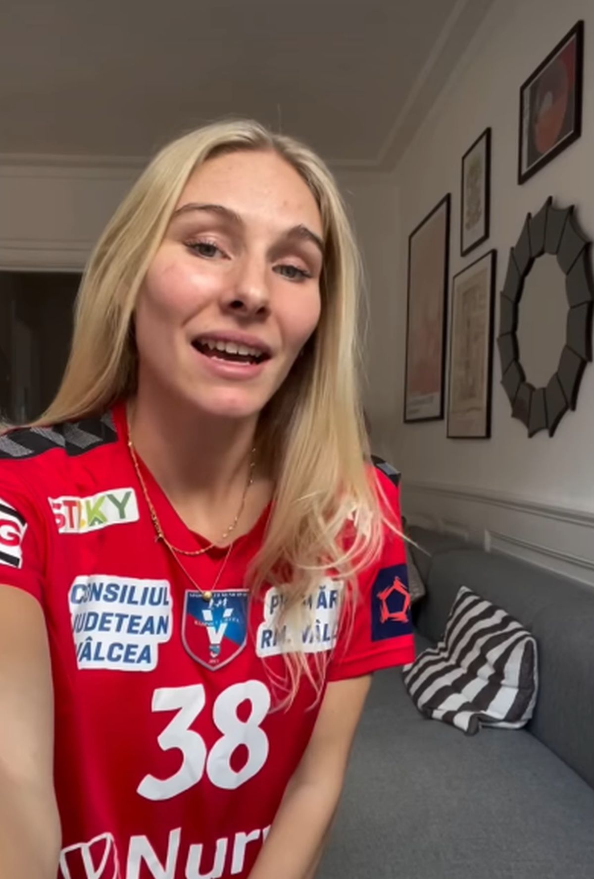 Alberte Madsen, prezentată oficial la SCM Rm. Vâlcea